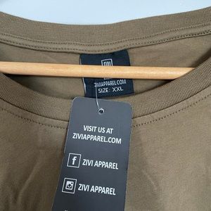 ZIVI men’s elongated gym shirt